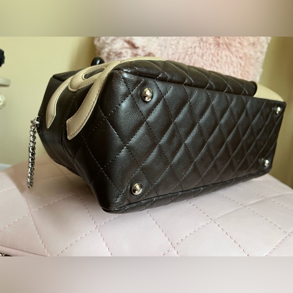 Chanel Cambon Large Rectangle Quilted VTG Handbag 🤎 - Picture 7 of 16